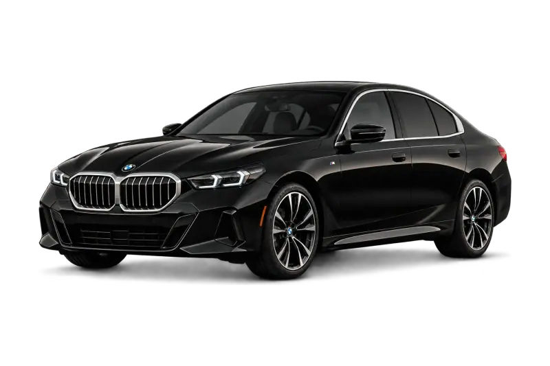 Black BMW 5 Series